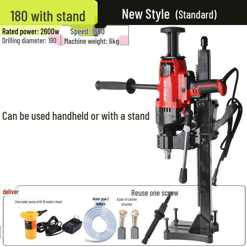 Jindu High-Power Dual-Use Hydraulic Concrete & Rhinestone Drill Machine