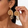 Bohemian Seashell Pendant Earrings For Beach And Ocean Women Jewelry Accessory