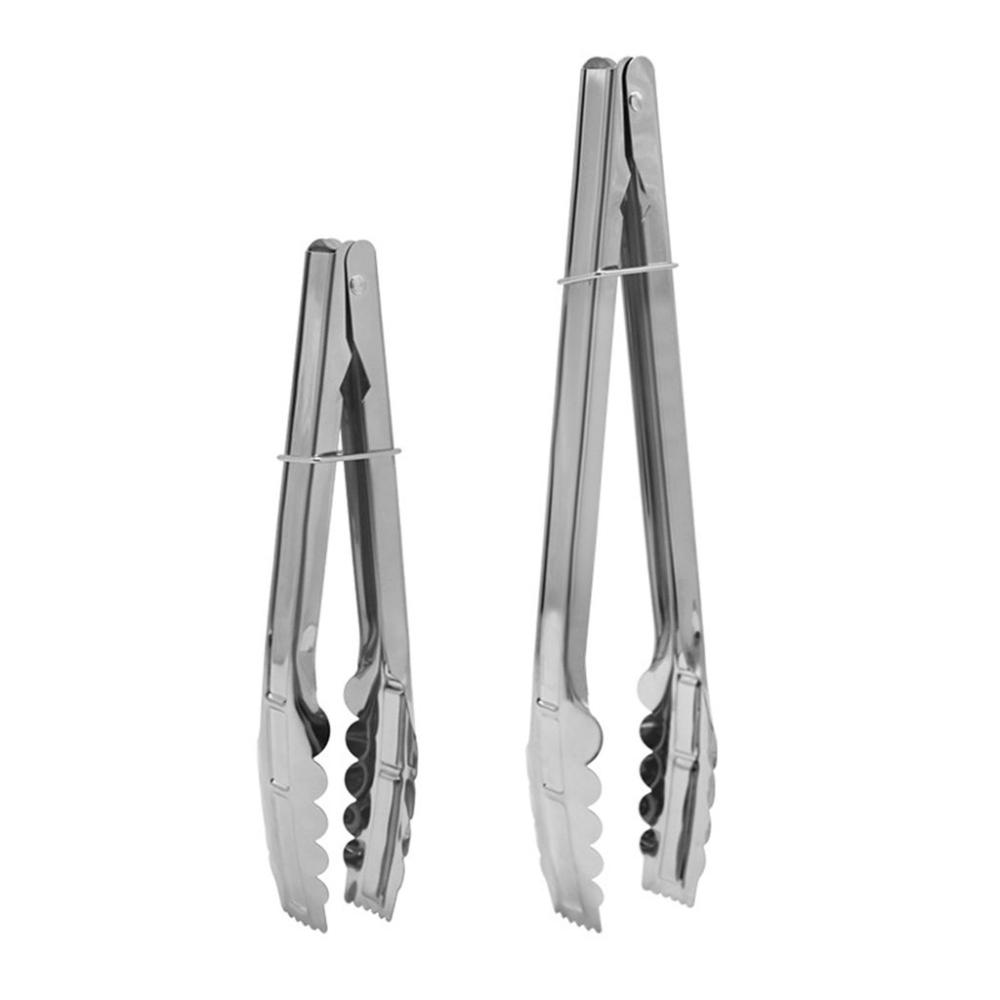 Rod Multi-functional Comfortable Handle Kitchen Tongs Serving Tongs Bread Clip Flat Head Clip