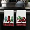 1pc/2pc/4pc/pack Christmas Scrub Sponge Creative Kitchen Dish Cloth Festive Cleaning Decor for Home & Table Kitchen Dish Towel Xmas Cleaning Supplies
