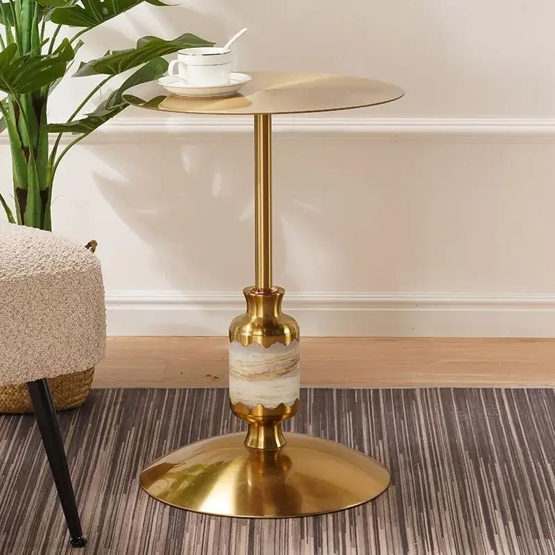 Simple Luxury Modern Crystal Ornaments Creative Italian Style Living Room Sofa Corner Side Table Shelf Coffee Tables Furniture