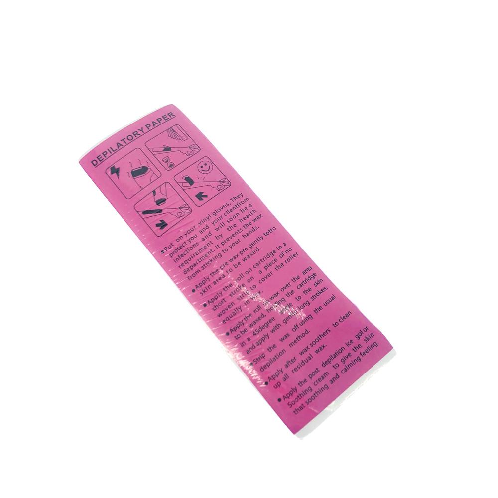 

100 шт., нетканая ткань для удаления волос, рулоны восковой бумаги, высокое качество, эпилятор для удаления волос, восковая полоска, рулон бумаги