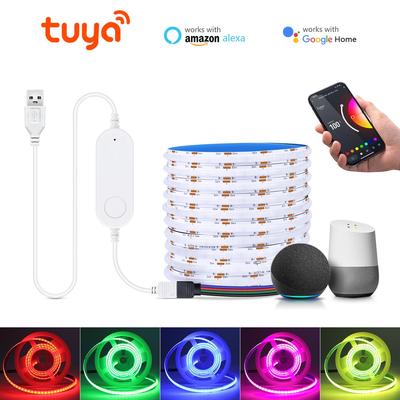 USB RGB COB LED Streifen mit Tuya Smart Life Wifi Switch Controller Dimmen 576LEDs/M Diode Band TV Hintergrund Beleuchtung Dekoration