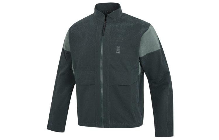 Adidas Jackets Men s Green Stand Collar Moderate Instructor HM5173 M