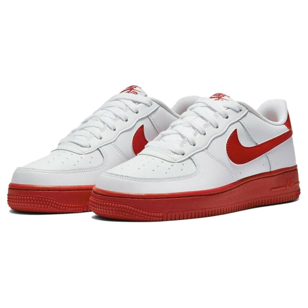 (GS) Nike Air Force 1 'White Red Sole' Kids' CV7663-102