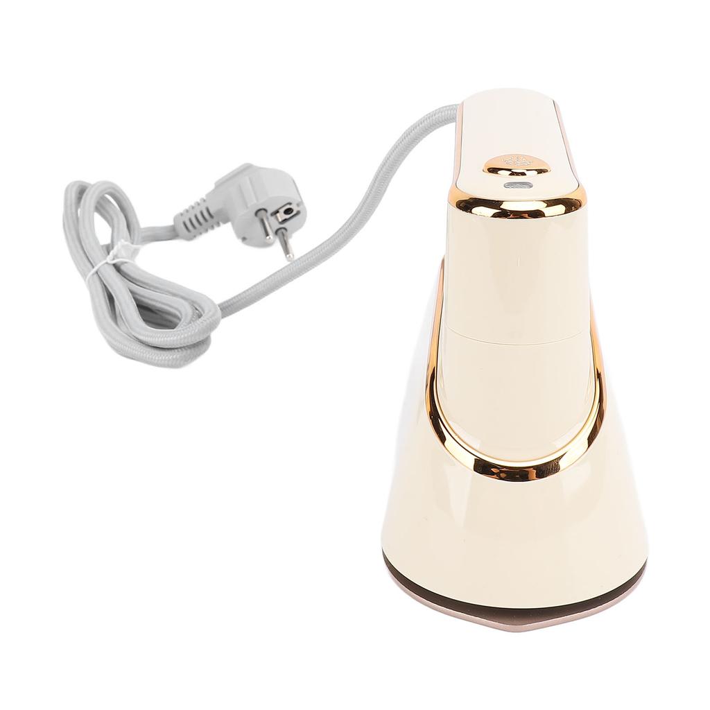 Handheld Steam Iron Beige Portable Rotatable Multifunctional 1300W Quick Preheating Drip Proof Handh