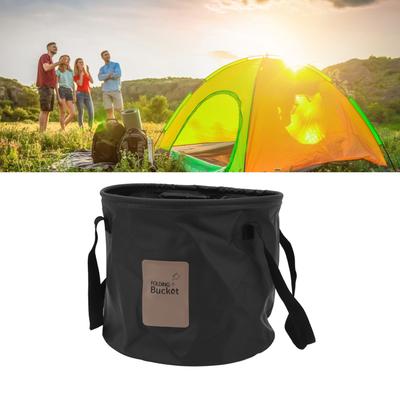 Seau de Camping Portable 20L Seau d'Eau Pliable en PVC Contenant Pliable Haute Capacité pour Activités Extérieures