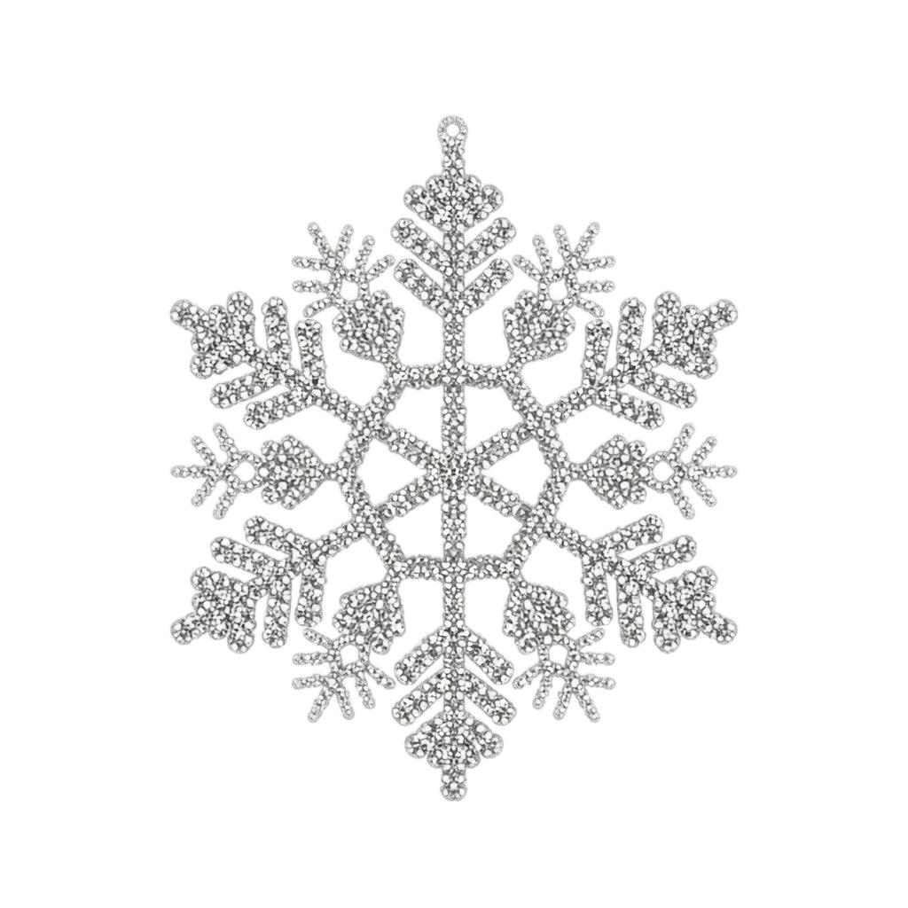 Christmas decoration snowflake pieces Christmas tree ornaments 10pc