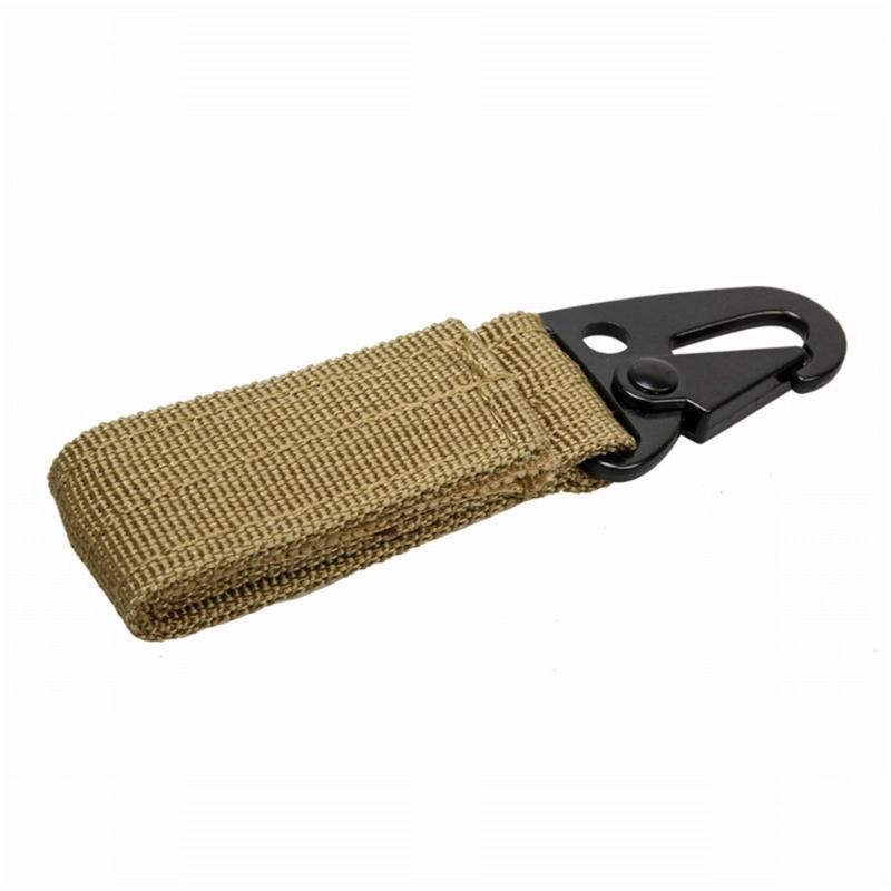 Tactically Belt Hanging Carabiners Hook Nylon Webbing Buckle Strap Belt Clip