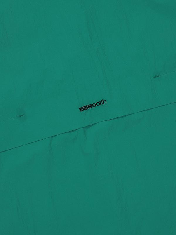 Bbc Earth Patch Pocket Short Sleeve Anorak_Teal Green