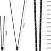 Golf Putter Armpits Postures Fixing Rod Adjustable Length Puting Tool for Skill Improvement Golf Putting Trainer