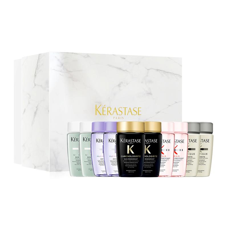 Kerastase Home Experience Combination Cleansing and Care Set Oil Control Rich Fluffy Cleansing 80ml*10