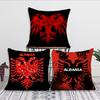 Comfortable Soft Pillow Case for Sofa A-Albania Flag Living Room Home Office Decor and Protective Covers