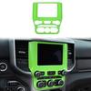 1x Center Console GPS Navigation Panel Trim Cover for Dodge Ram 1500 2018+ Green