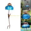 92MF Beautiful Bird Feeder Outdoor Garden Yard Hummingbird Treat Feeder Outdoor Coneflower-shape Decorations