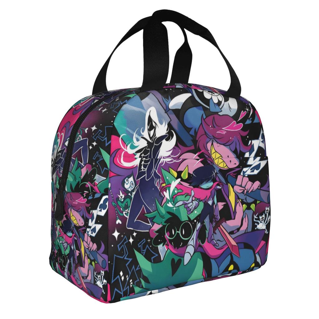 It's TV Time Computer Game Deltarune Insulated Lunch Bag for Women Resuable Thermal Cooler Lunch Box Office Work School