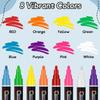 8 Pack Liquid Chalk Markers,Dry Erase Markers & Window Markers for Blackboards,Chalkboard Menu Board & Glass Car Window
