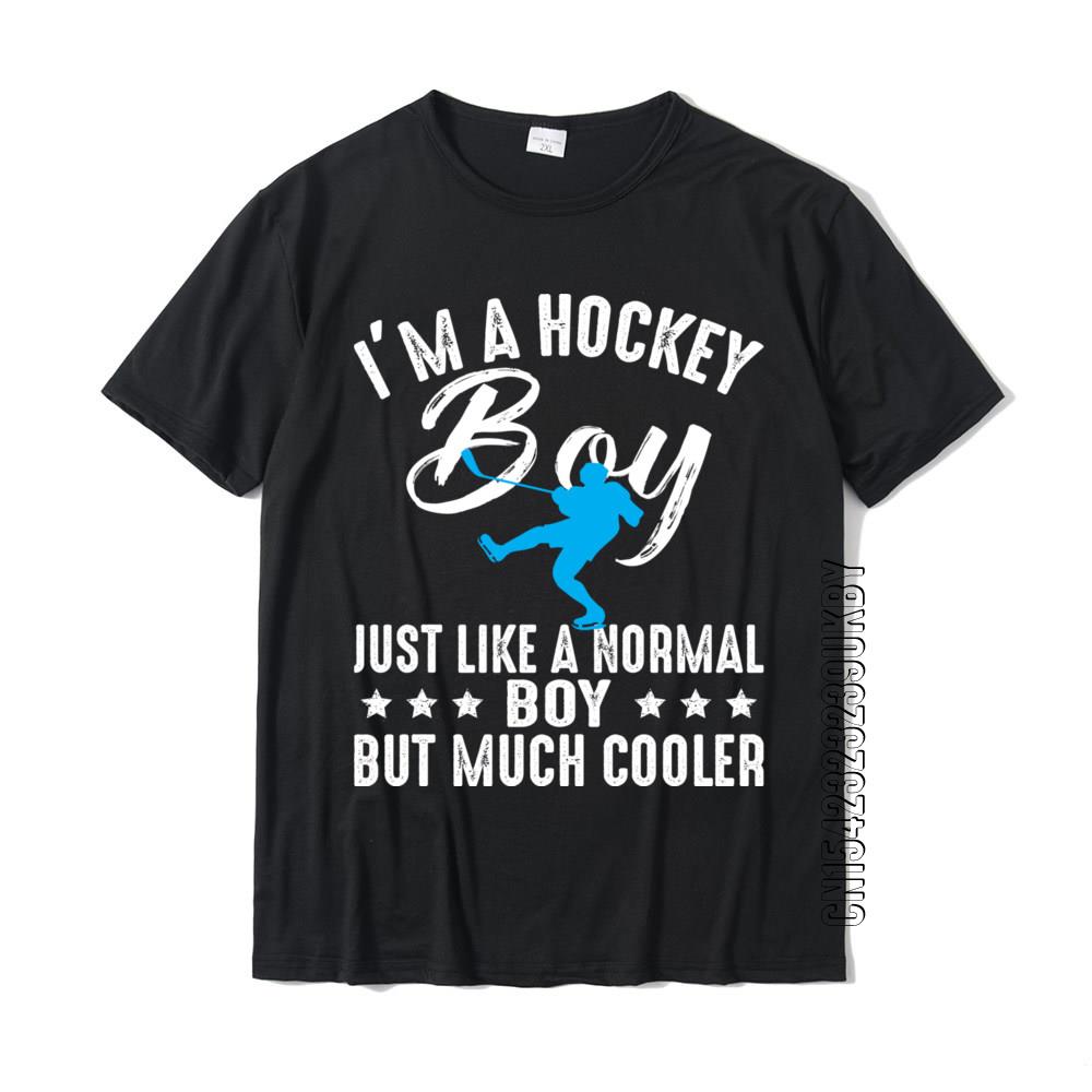 

Hockey Boy Winter Sports Ice Hockey Player Boys Kids Gift Normal Cotton Men Tops Shirt Birthday Prevalent Tshirts 5XL різнокольоровий