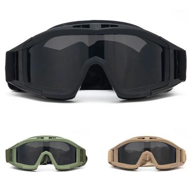 Lunettes tactiques militaires Airsoft lunettes de tir moto coupe-vent