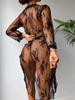CP5XL Exotic Nightgown Female Secret Lingerie Nightgown Transparent Sexy Teddies Evening Erotic Coats Temptation Long Underwear