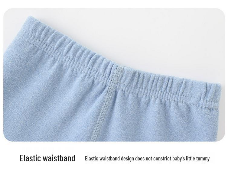 Children's Brushed Thermal Base Layer Set (S, M, L) – Seamless Class A Autumn Underwear and Trousers.