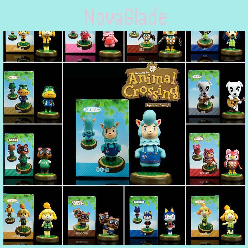 Adorable Animal Crossing Action Figure Toys Brightly Colored Pvc Dolls Kids Gift