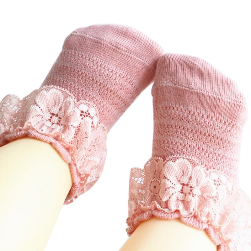 Children Thin Lace Baby Socks Newborn Cotton Breathable Baby Girls Sock Cute Princess Style Toddler Socks Baby Accessories