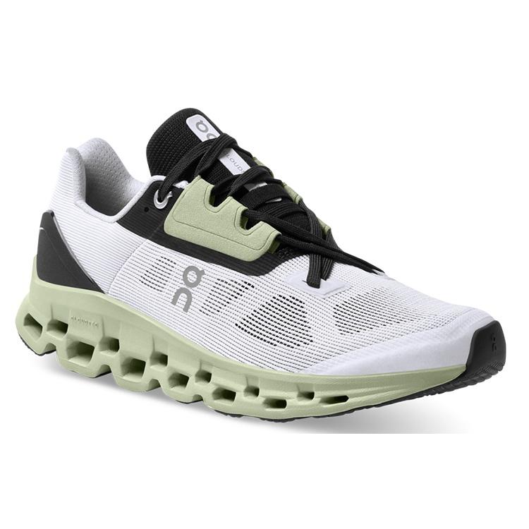 (WMNS) On Running Cloudstratus 'White Black Green' Women's 39.98997