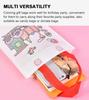 10PCS PDIY Graffiti Bag with Coloring Marker Carnival Animal Art Party Goodie Bags for Kids Reusable Mini Non-woven Shopping bag