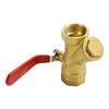 1" BSP Equal Female Thread Brass Y Type Strainer Filter Ball Valve
