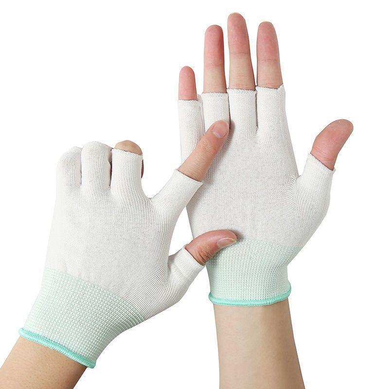 Unisex Fingerless Touch Screen Gloves: 2-Finger, 3-Finger, 5-Finger Design for Tea Picking, Work, and Sorting Protection