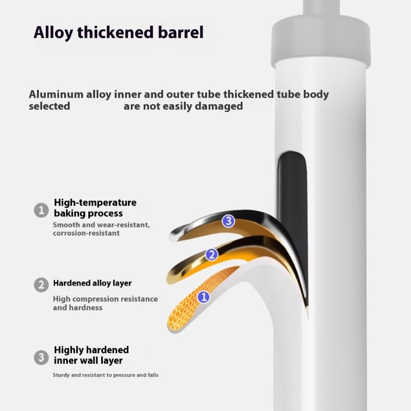 Manual Ball Pumps Portable Air Pumps Inflator Sports Ball Pumps with Needle, Hoses, Nozzle Hand Pumps for Volleyballs