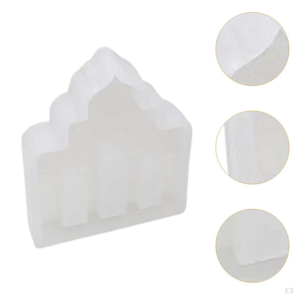 Silikon-Ramadan-Hausformen, DIY-Kreativgeschenk-Dekorationswerkzeug, leicht, professionell, tragbar