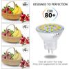 Lot de 10 ampoules LED MR11 GU4 5W - 6000K (Blanc froid) 600 lm, Remplace 50W 12V, Angle 120°
