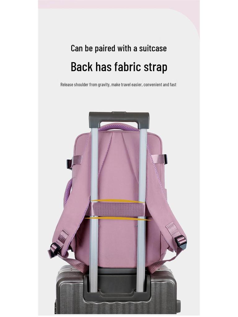 Multifunctional 180° Opening Large Capacity Travel Backpack