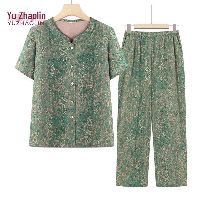 YUZHAOLIN Women's Summer Short Sleeve T-Shirt Set