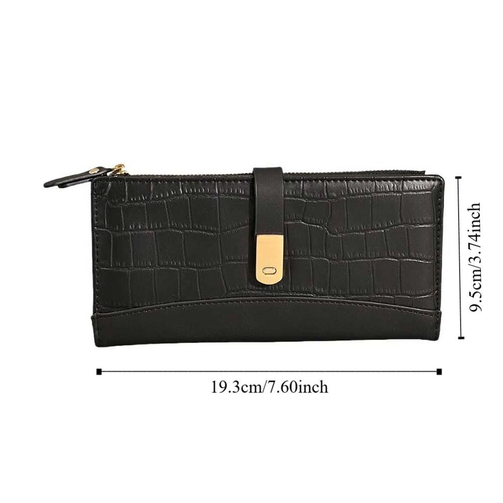 Large Capacity Women Purse Wallets PU Leather Money Bag Portable PU Coin Purse  Shopping