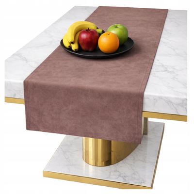 Velvet Table Runner Dirty Pink Classic Smooth Pink 40X140 Cm