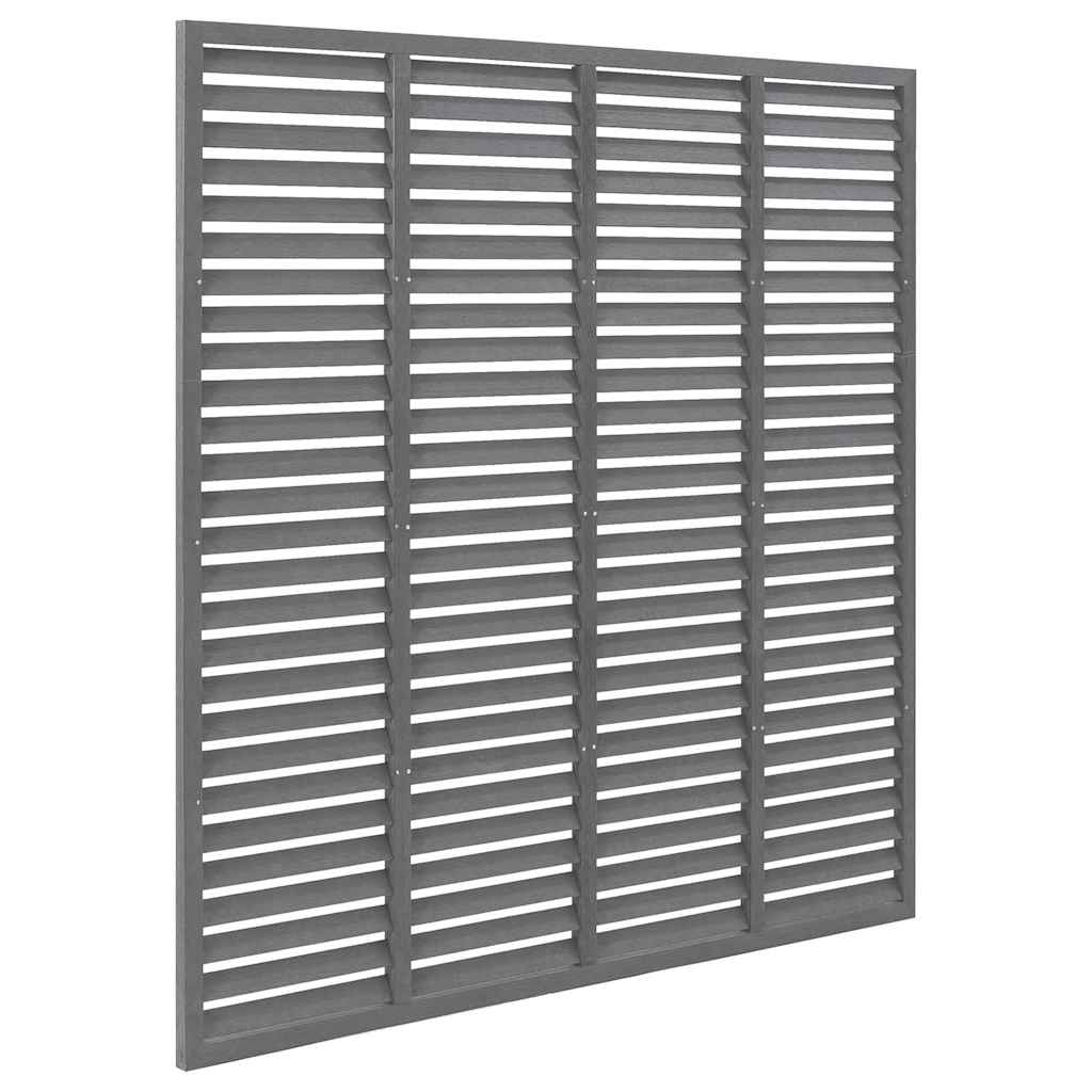 Vidaxl Venetian Fence, Wpc, 180X180 Cm, Gray