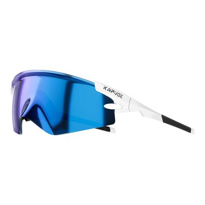 KAPVOE Sports Sunglasses for Men and TR90 Field of UV400 Adjustable Nose Integrated Mirror for and Running Women, Ultra-Lightweight Frame, Ultra-Wide