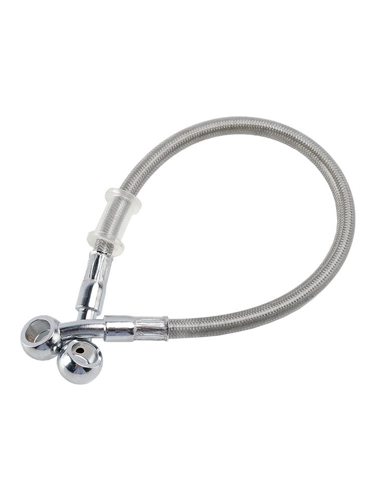 35cm/14" M10 Brake Oil Hose Line Banjo Fitting Stainless Steel End