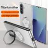 Rotate Metal Holder for Magnetic Wireless Charging Phone Case for Samsung Galaxy Z Fold Fold 8 Ultra 7 6 5 4 3 Shockproof Cover