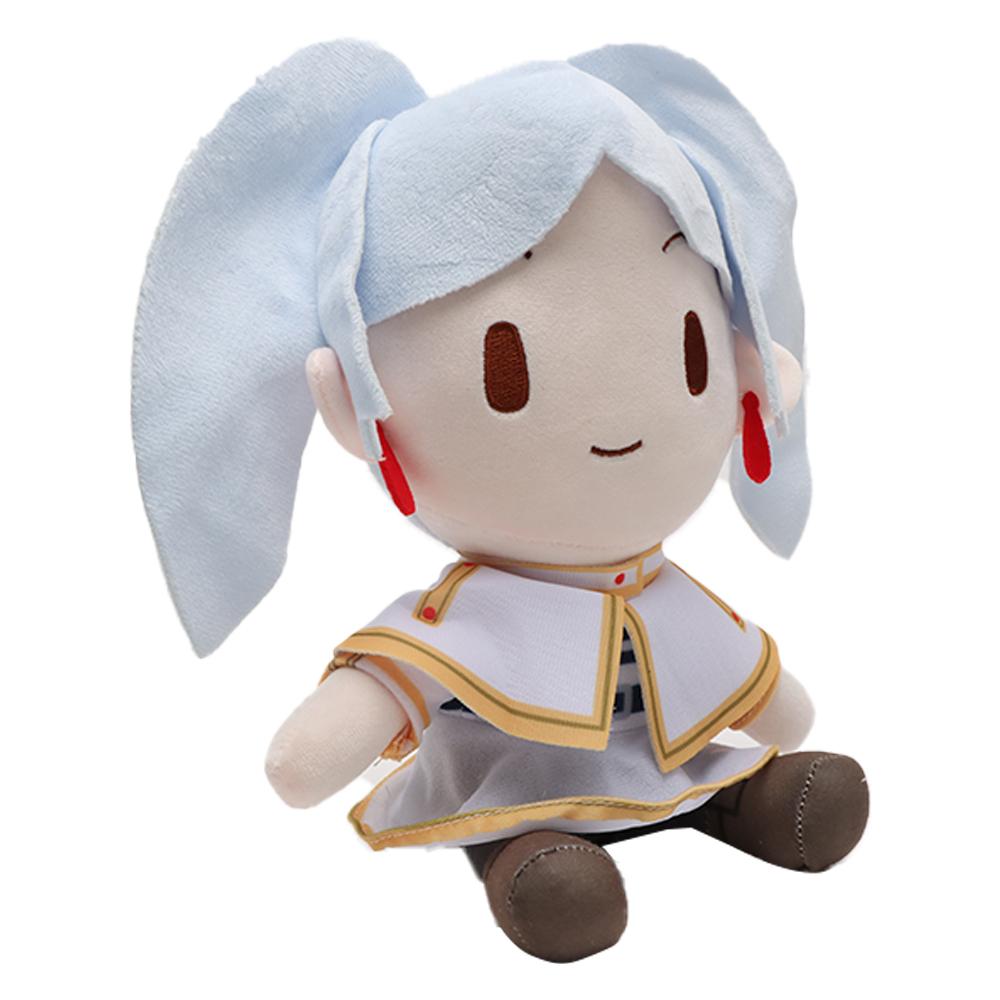 22cm Cute Frieren At The Funeral Plush Toy Cute Cartoon Anime Figure Frieren Plushie Doll Stuffed Anime Periphery Toys Fans Gift