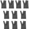Pack of 10 Nylon Zippers for Sewing Craft Open-end Zips Fasteners 27.5Inch/70cm Zippers for Bag Clothing Sewing Supplies