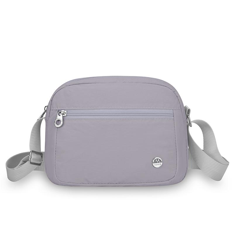 Leichte Nylon-Tasche Damen Umhängetasche Kleine quadratische Tasche Große Kapazität Umhängetasche