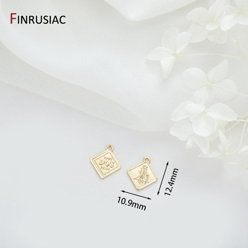 

14K Gold Plated Brass Love Heart Charm Coin Pendant Jewelry Makings,DIY Necklaces Earrings Bracelet Making Accessories 2 pieces