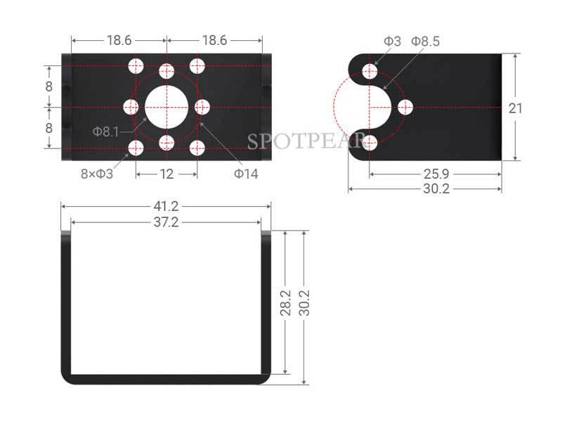 ST3235 360° High-Precision TTL Servo: 30KG.CM Torque & Magnetic Encoder