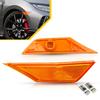2Pcs Car LED Fender Side Indicator Lamp For 2016-2021 Honda Civic Sedan Hatchback Coupe Front Turn Signal Marker Lights