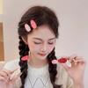 Cute Polka Dot Hair Clips Women Colorful Oval Hairpins Sweet Daily Hair Accessories for Girls Side Bangs Clip Headwear