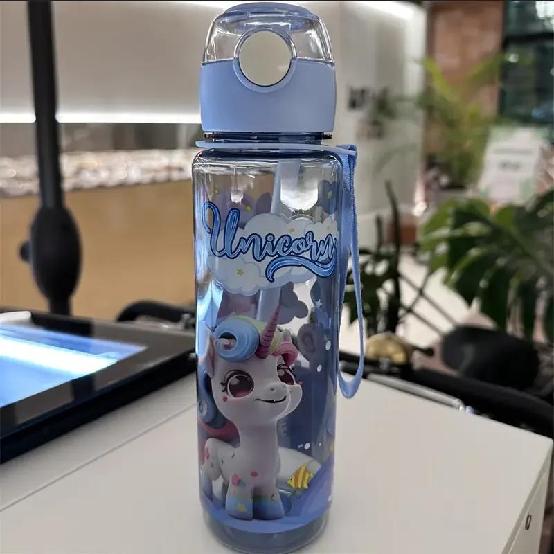 23.67oz Roztomilý a odolný vesmírný hrnek bez BPA, odolný vůči vysokým teplotám, přenosná láhev na vodu pro outdoorové aktivity, perfektní dárek